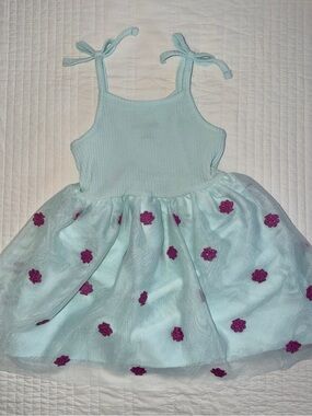 Cat & Jack Girls Sparkly Tulle Party Dress – 2T